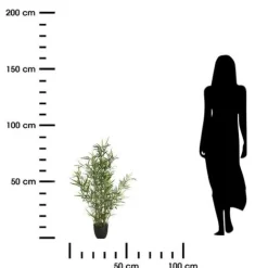 Sztuczna roślina bambus 90cm w donicy