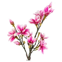 Sztuczna roślina Magnolia różowa 74cm