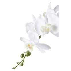 Sztuczna roślina Orchidea biała 49cm