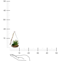 Sztuczna roślina wisząca łezka aloes