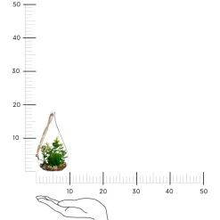 Sztuczna roślina wisząca łezka sukulent