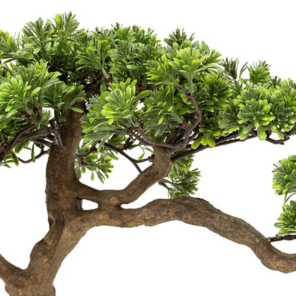 Sztuczne drzewko Bonsai 45cm w szarej ceramicznej donicy