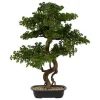 Sztuczne drzewko Bonsai 86cm w czarnej    ceramicznej donicy