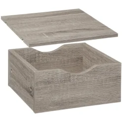 Szuflada + półka do regału Kali szara