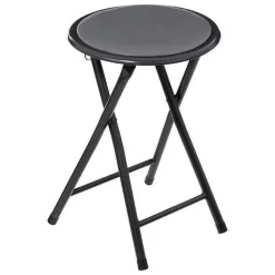 Taboret składany szary
