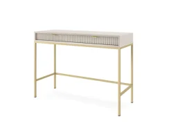 Toaletka Delicious ryflowana kaszmir złote nogi