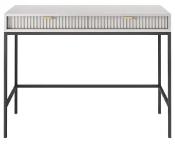 Toaletka Delicious ryflowana szara