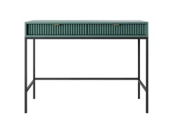 Toaletka Delicious ryflowana zielona      czarne nogi