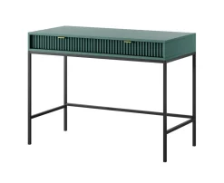 Toaletka Delicious ryflowana zielona      czarne nogi