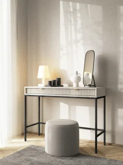 Toaletka Delicious ryflowana kaszmir czarne nogi