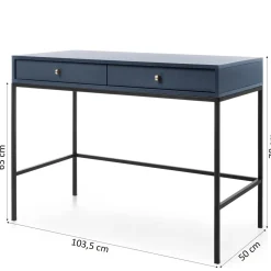 Toaletka Evora granatowa