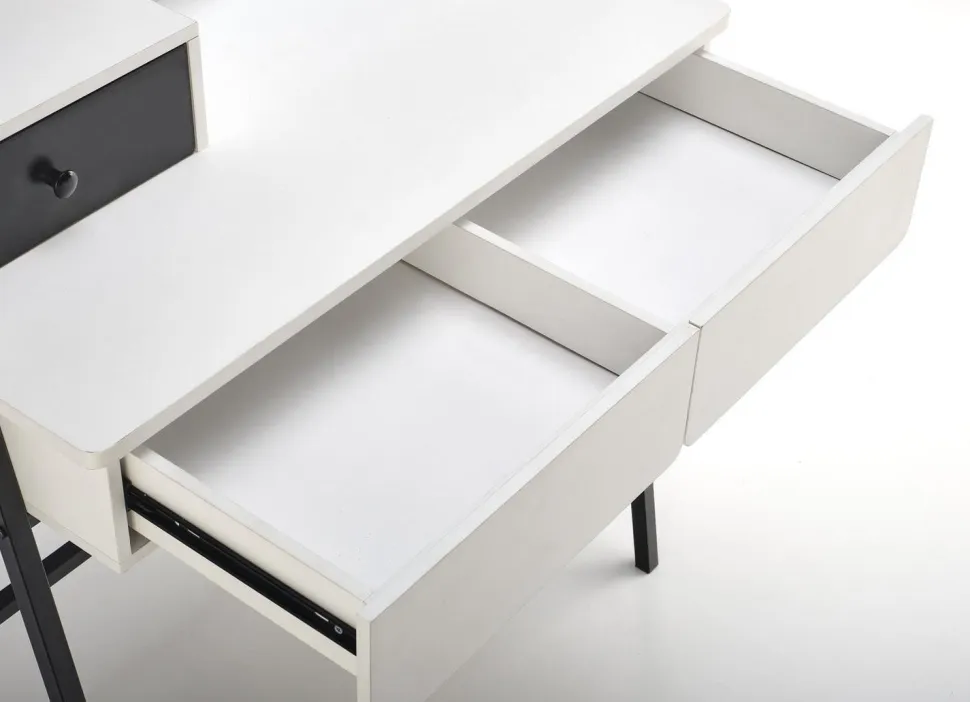 Toaletka Sonia biała/czarna