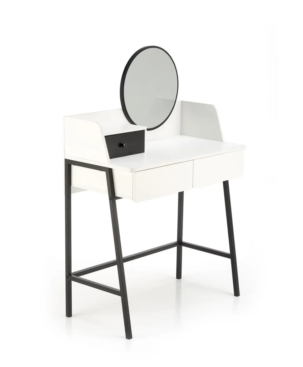 Toaletka Sonia biała/czarna