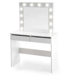 Toaletka z lustrem Sybilla biała