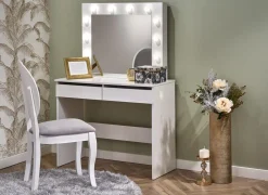 Toaletka z lustrem Sybilla biała