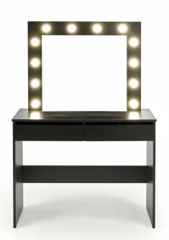 Toaletka z lustrem Sybilla czarna