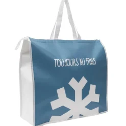 Torba na zakupy termoizolacyjna niebieska