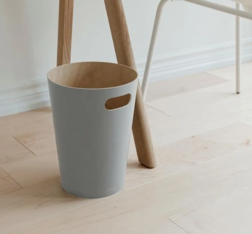 UMBRA - Kosz, szary WOODROW