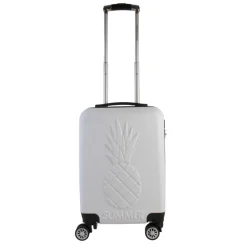 Walizka z wytłoczonym ananasem