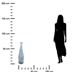 Wazon Long 79cm niebieski