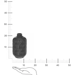 Wazon Lum szary 21cm