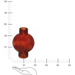 Wazon Shell czerwony 25cm