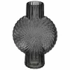 Wazon Shell szary szklany 32cm
