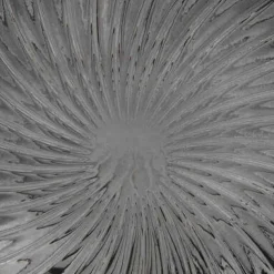 Wazon Shell szary szklany 32cm