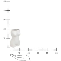 Wazon Soleya Body biały 17cm