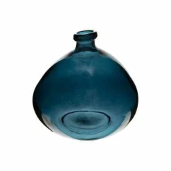 Wazon szklany Recyc niebieski