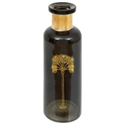 Wazon Tropical Boudoir o wysokości 22 cm, szkło khaki