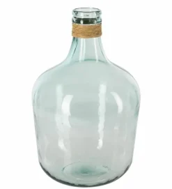 Wazon z rafią transparentny