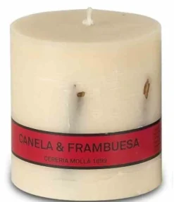 Świeca Asturias 8cm.  Cinnamon-raspberry