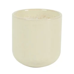 Świeca Glaze S w ceramice biała