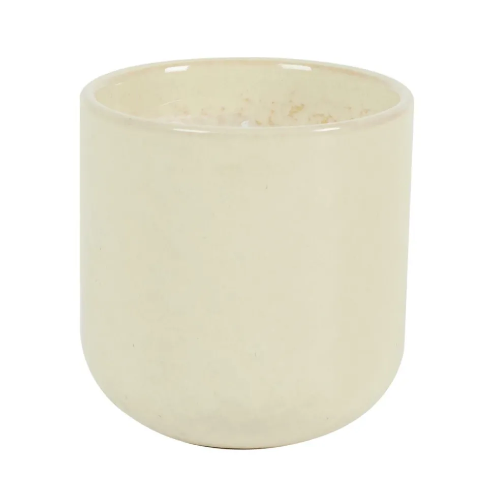 Świeca Glaze S w ceramice biała