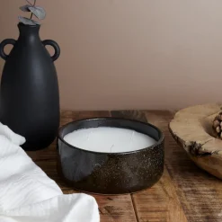 Świeca Glaze XL w ceramice czarna