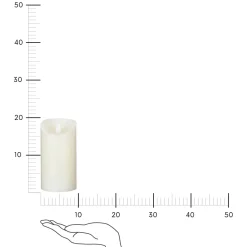 Świeca LED 20cm kremowa