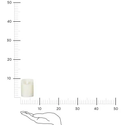 Świeca LED 10cm kremowa