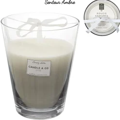 Świeca zapachowa szary wazon