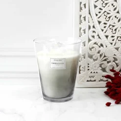 Świeca zapachowa szary wazon