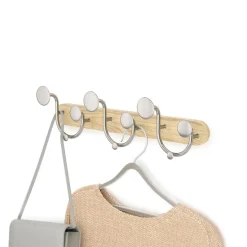 Wieszak 9 uchwytów Melody naturalny/
