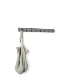 Wieszak, 8 uchwytów, szary FLIP