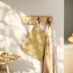 Wieszak, 3 uchwyty, drewno, FLIP