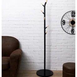 Wieszak Derby czarny/naturalny