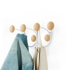 Wieszak Dotsy 7 biały