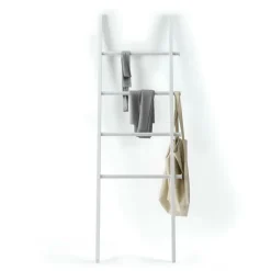 Wieszak drabina Leana biały