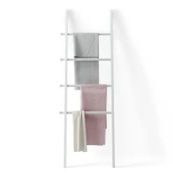 Wieszak drabina Leana biały