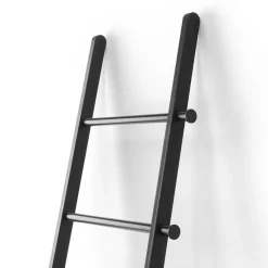 Wieszak drabina Leana czarny