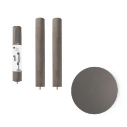 Wieszak Flapper szary