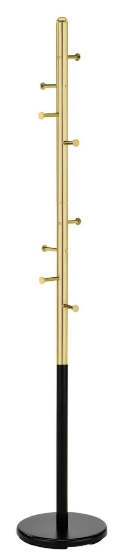 Wieszak Iridesa czarny/złoty